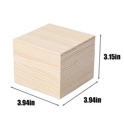 Wooden eco-friendly storage box jewelry collection case
