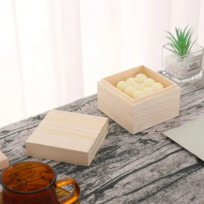 Wooden eco-friendly storage box jewelry collection case