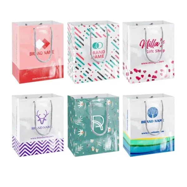 Printed Gloss Paper Bags (300 GSM Art Paper)
