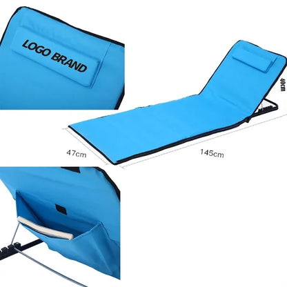 Backpack Portable Beach Folding Camping Deck Chair Cot