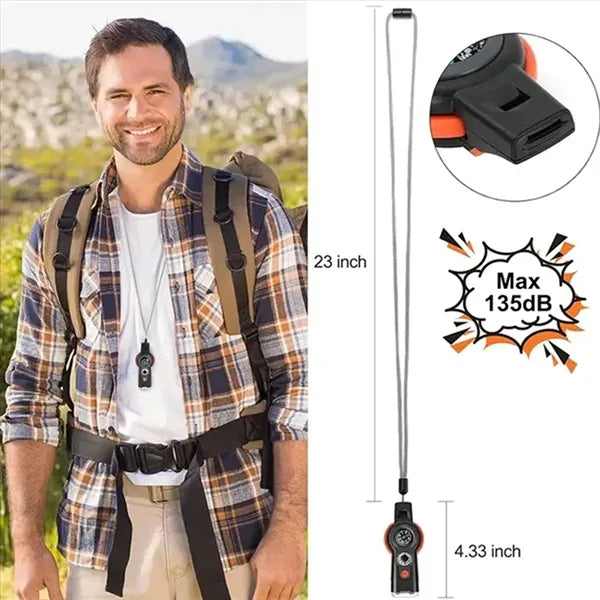 7 in 1 Emergency Survival Whistle