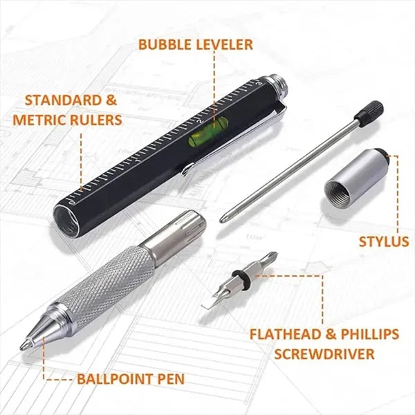 6 In 1 Multifunctional Pen