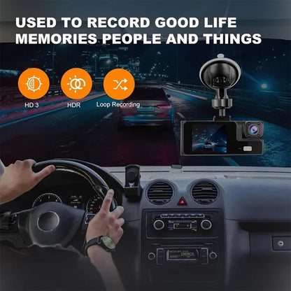Loop recording motion detection HD in car dashboard camera
