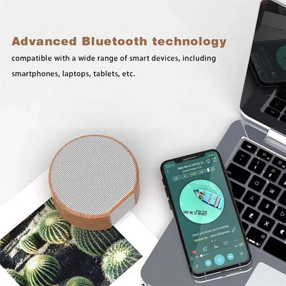 Bookshelf mini portable hd sound wireless bluetooth speaker
