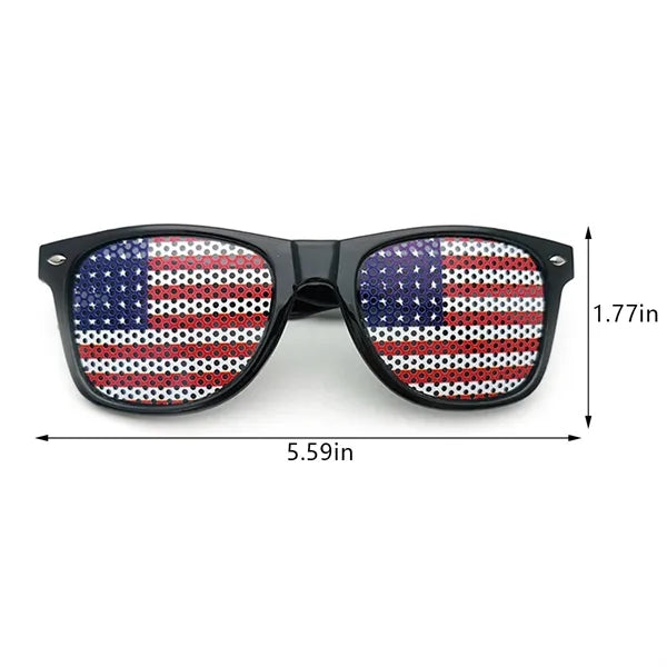 Classic party team 4th of July American flag sunglasses