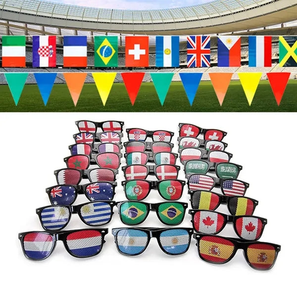 Classic party team 4th of July American flag sunglasses
