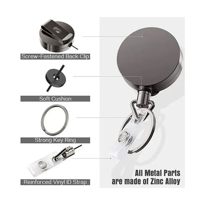 Retractable Badge Holders with Belt Clip