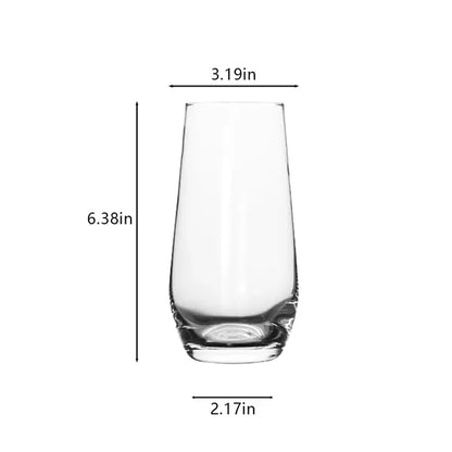Crystal pure barware beer champagne flutes stemless glass