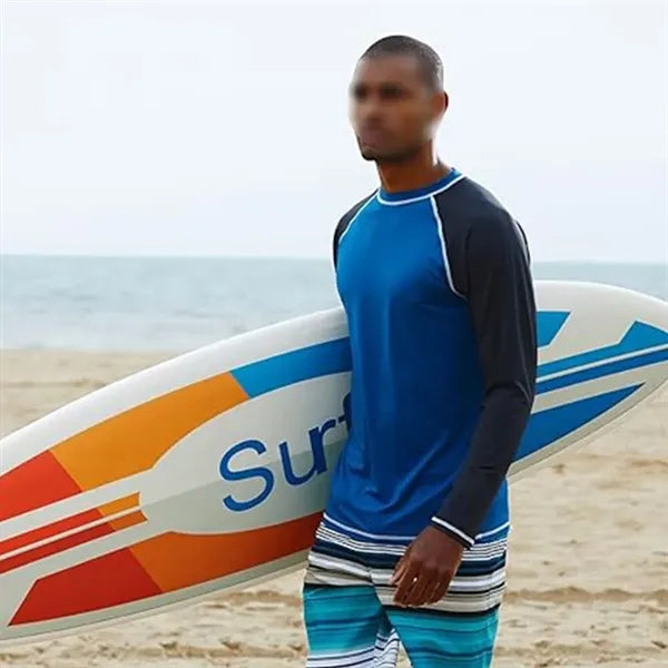 Swim beach long sleeve fishing sun shirts men rash guard
