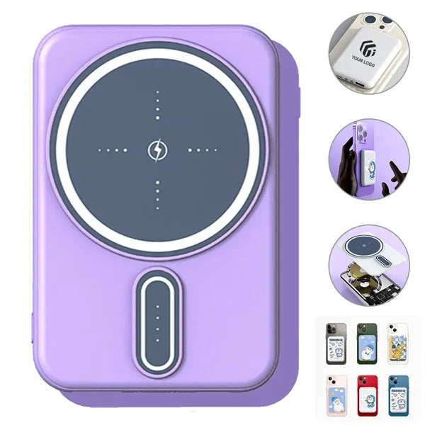 10000mAh wireless magnetic portable charger power bank