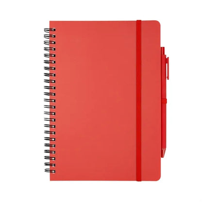 Recycled Spiral Notebook with Pen Set(5"X7")