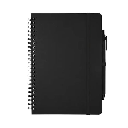 Recycled Spiral Notebook with Pen Set(5"X7")