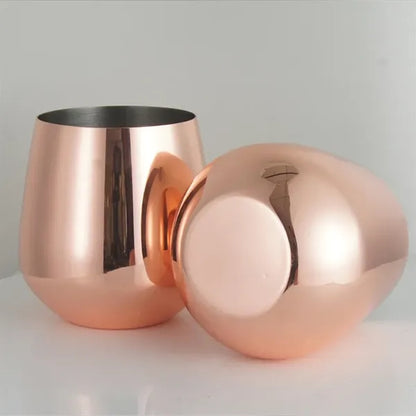Egg-Shaped Whiskey Glass