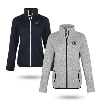 FULL-ZIP WOMEN'S SWEATER FLEECE JACKET