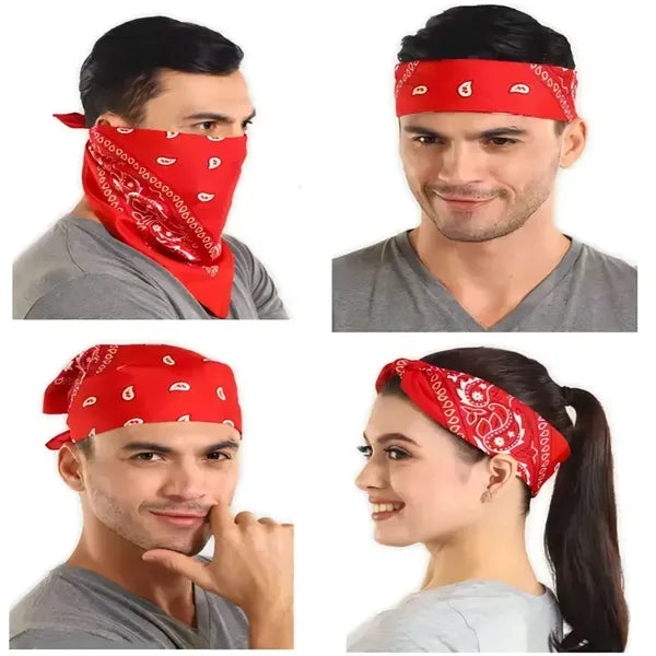 Full Color Square Bandana/ Headband/ Scarf Mask