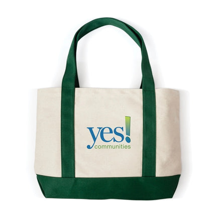 Canvas Boat Tote - Embroidered