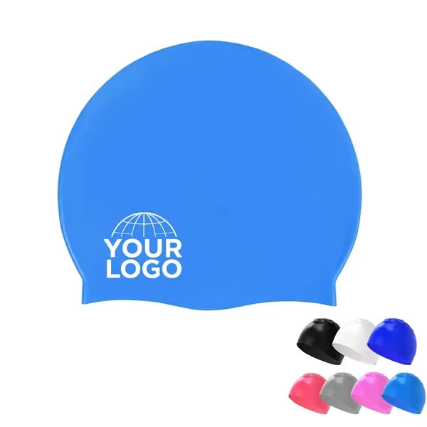 Unisex Adult Wrinkle Free Silicone Swim Cap