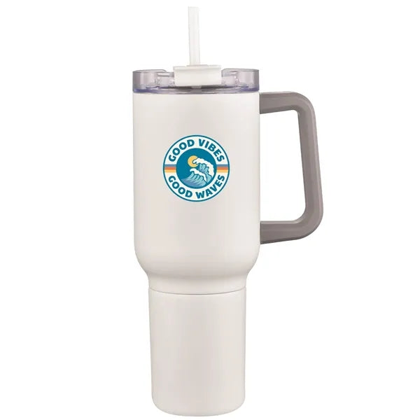 3-in-1 Stainless Steel 22oz Tumbler and Can Cooler w/ handle