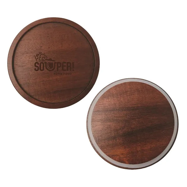 16oz Ceramic Mug with Wooden Lid