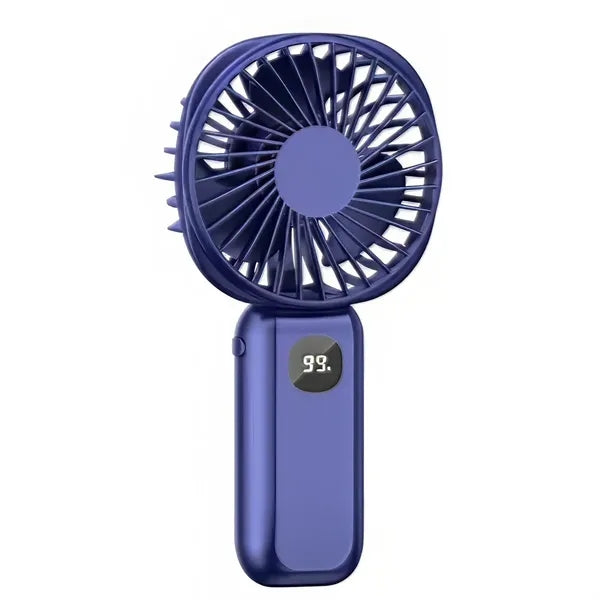 Generic Portable Rechargeable Digital Display Handheld Fan