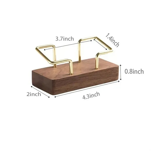 Wooden Creative Business Card Display