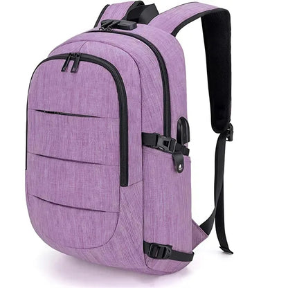 USB Charging Port Anti-Theft 15.6 Inch Laptop Backpack