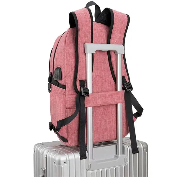 USB Charging Port Anti-Theft 15.6 Inch Laptop Backpack