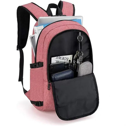 USB Charging Port Anti-Theft 15.6 Inch Laptop Backpack