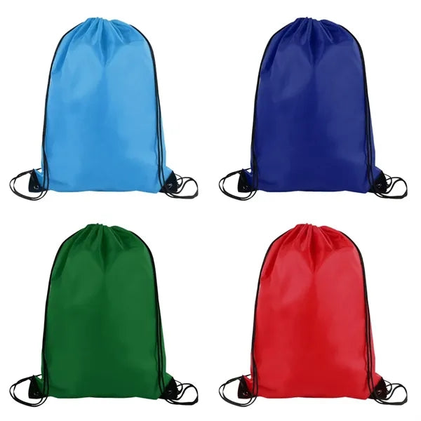 Custom Printed Polyester Drawstring Backpack (14" X 18")