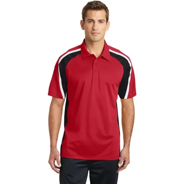 Sport-Tek Tricolor Micropique Sport-Wick Polo.