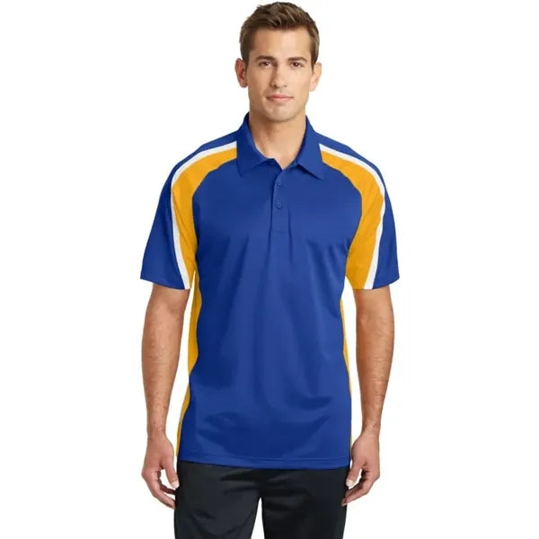 Sport-Tek Tricolor Micropique Sport-Wick Polo.