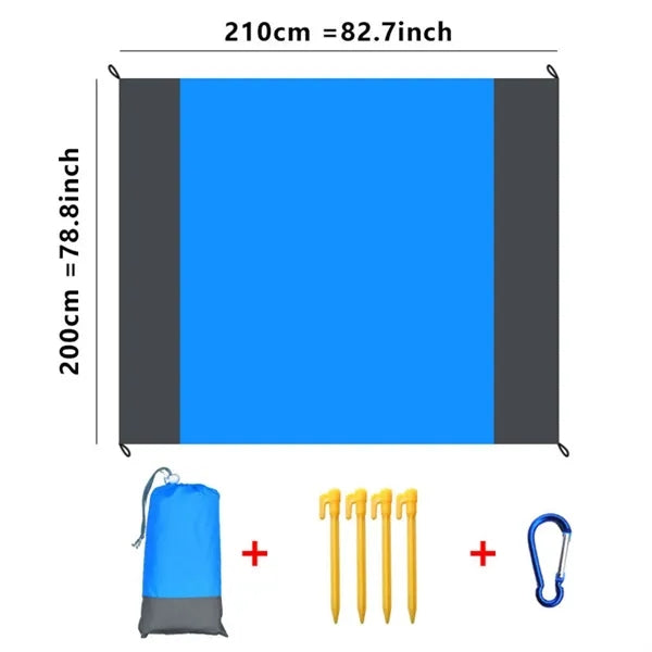 79" 83" Oversized Blanket Sandproof Beach Mat