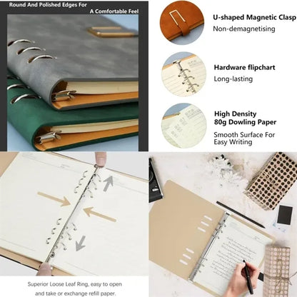 Leather A5 Notebook Binder