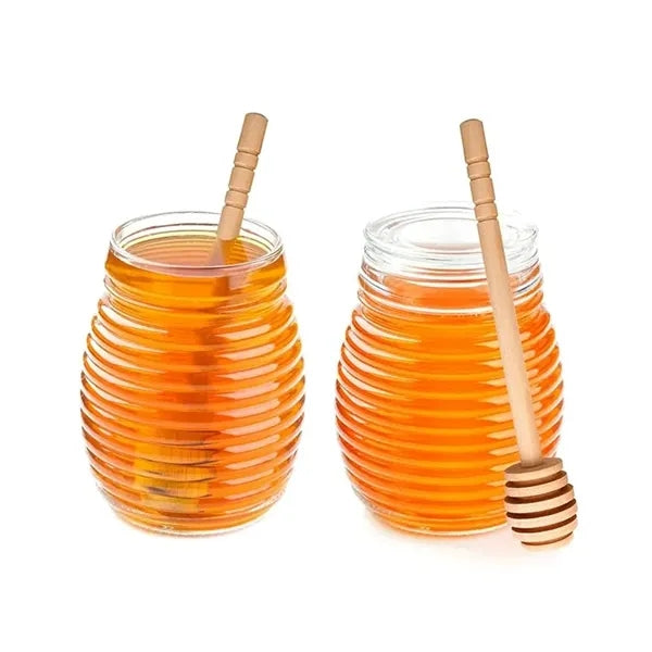6" Wooden Honey Dipper