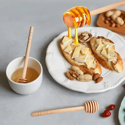 6" Wooden Honey Dipper