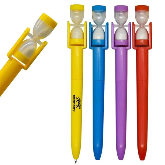 Rotating Hourglass Ballpoint Pen