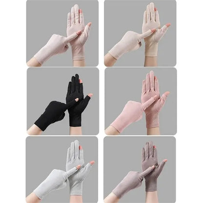 Lace Fingerless Sun Gloves
