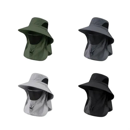 Sun Protective Breathable Detachable Fishing Hat