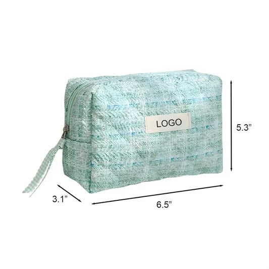 Fashionable Custom Logo Makeup Organizer Cosmetic Bag