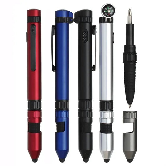 Multifunctional Six-in-one Tool Ballpoint Pen