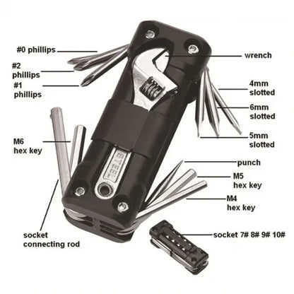 Versatile Bicycle Tool Kit