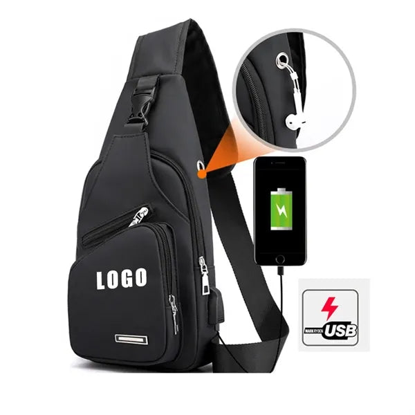 Trendy Business Wired-Outlet Crossbody Waist Bag