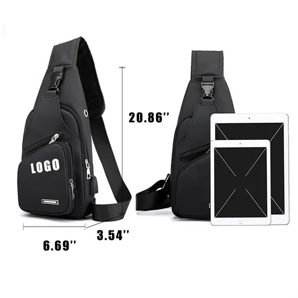 Trendy Business Wired-Outlet Crossbody Waist Bag