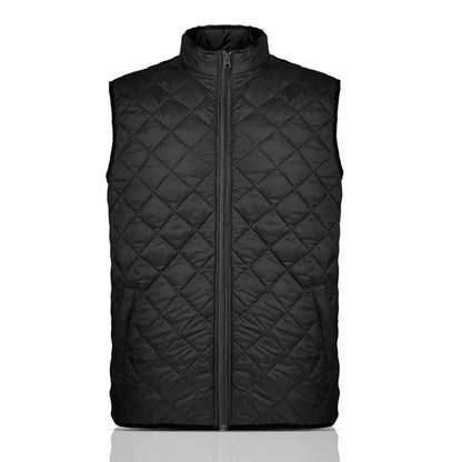 Men's Quilted Pattern Full Zip Jacket