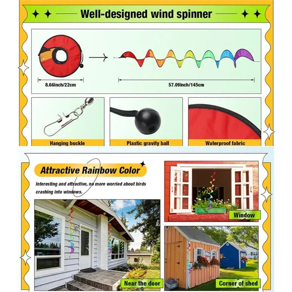 Rainbow Wind Spinner