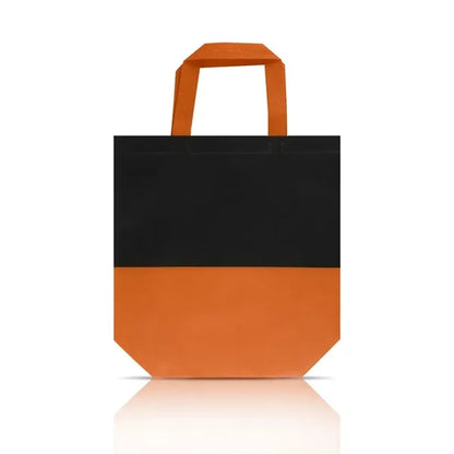 Laminated Non-Woven Two-Toned Tote Bag (12.5" X 4" X 11")