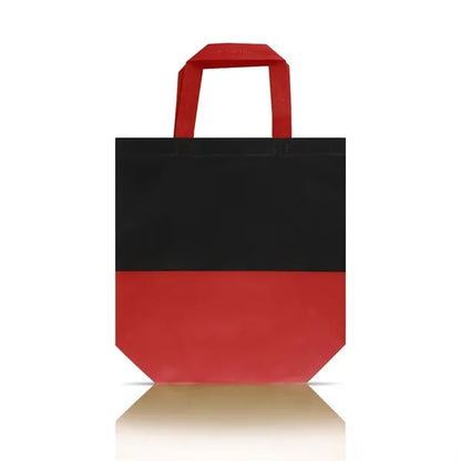 Laminated Non-Woven Two-Toned Tote Bag (12.5" X 4" X 11")
