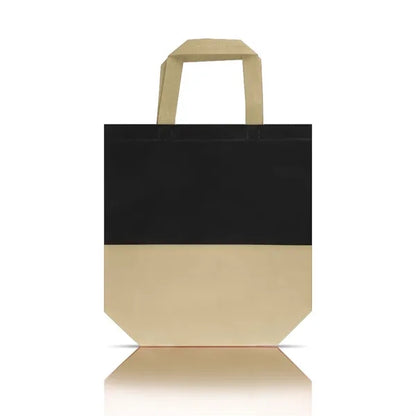 Laminated Non-Woven Two-Toned Tote Bag (12.5" X 4" X 11")