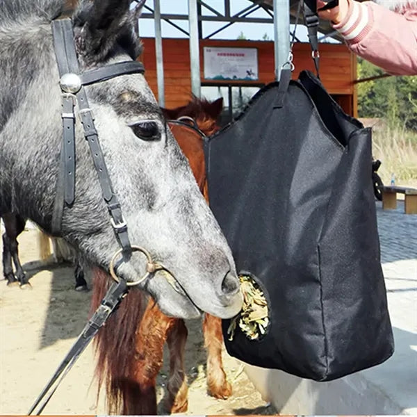 Horses Goats Alpacas Durable Slow Feed Hay Bag