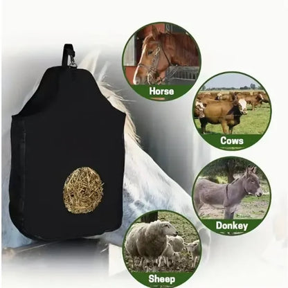 Horses Goats Alpacas Durable Slow Feed Hay Bag